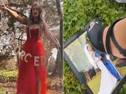 Video: Woman In US Celebrates Her Divorce By Burning Her Wedding Dress Video: Woman In US Celebrates Her Divorce By Burning Her Wedding Dress