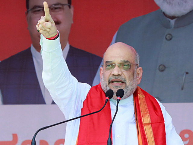 Amit Shah Slams Congress Over Quota For Muslims In Karnataka