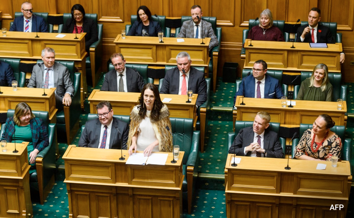 Jacinda Ardern Delivers Final Speech To New Zealand Parliament
