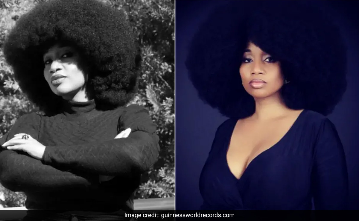 Watch: US Woman Breaks Guinness World Record For Largest Afro