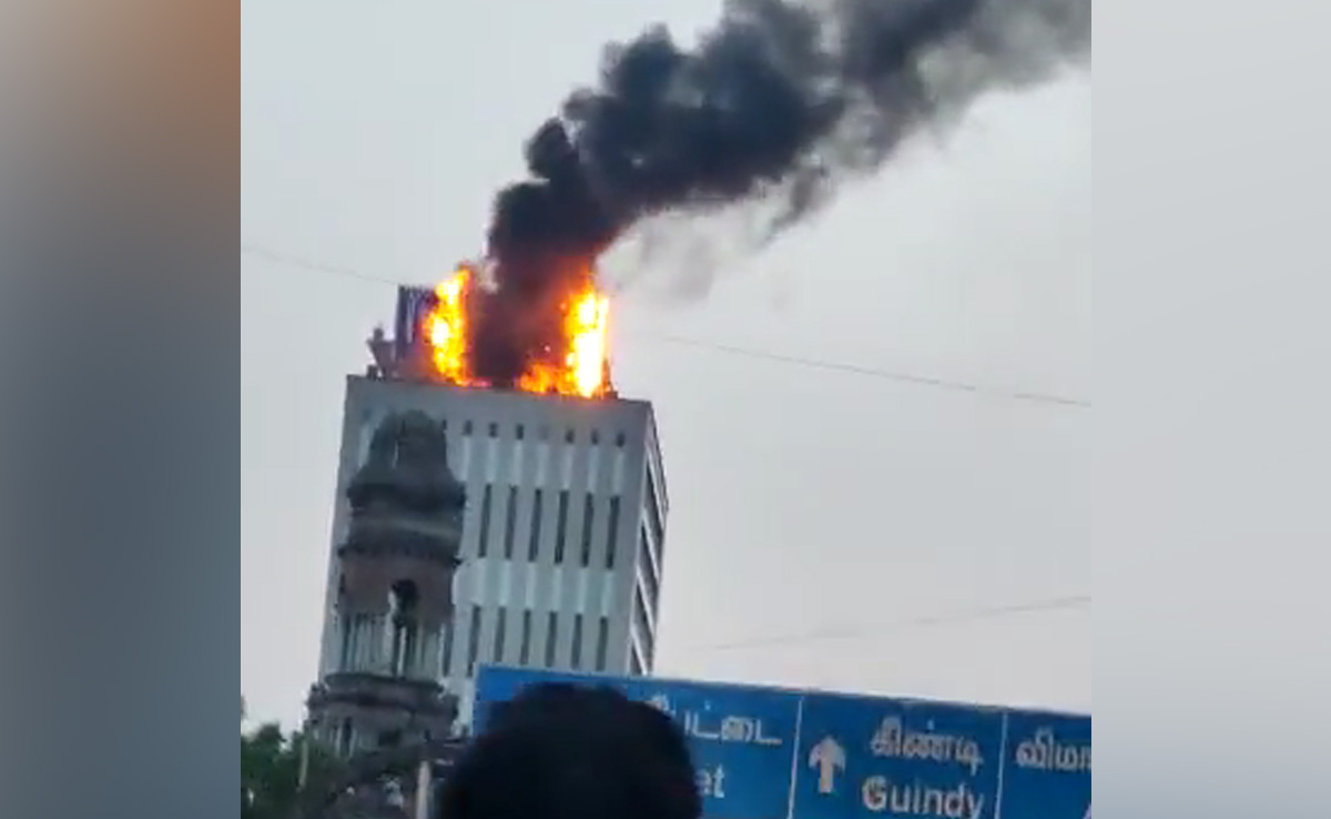 Fire Breaks Out At Chennai's Iconic LIC Building, Doused Within Minutes