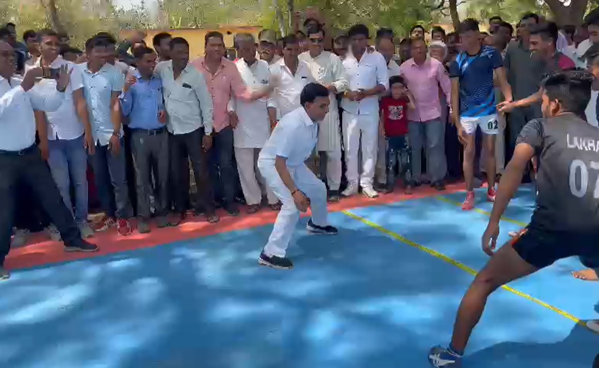 Watch: Madhya Pradesh Minister Plays Kabaddi With Students