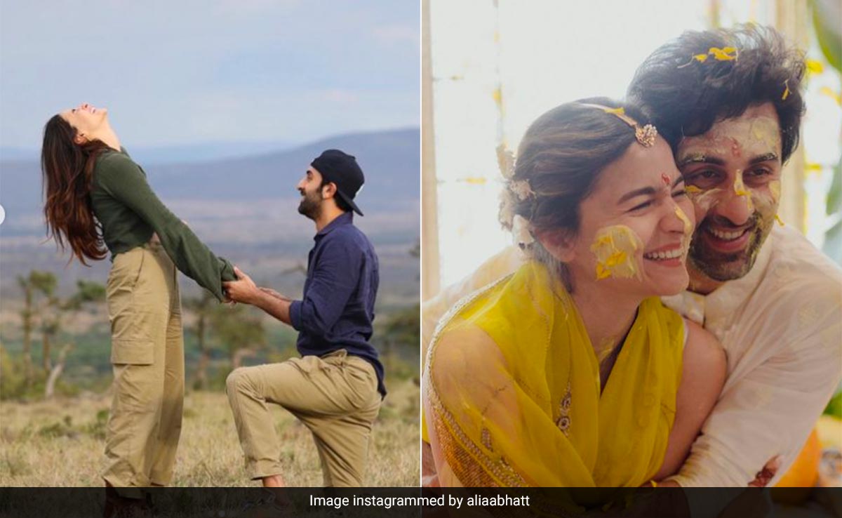 On Alia Bhatt And Ranbir Kapoor's First Anniversary, Her "Happy Day" Pics