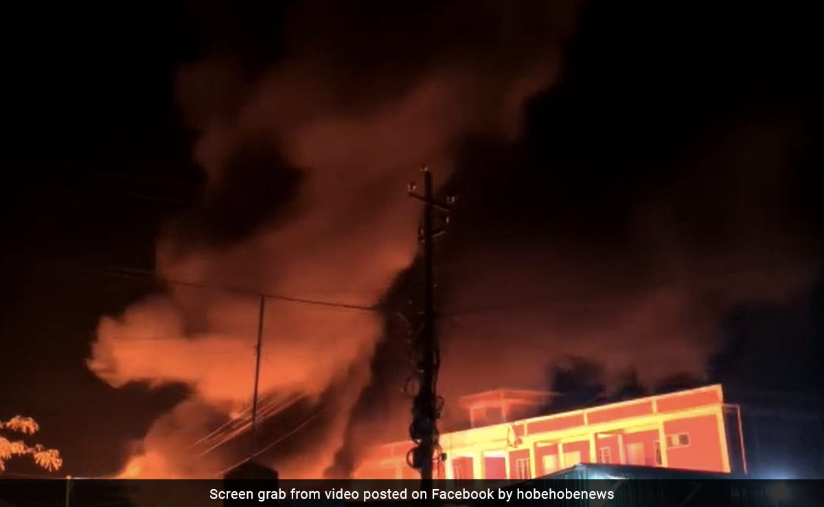 Manipur Chief Minister's Event Venue Set On Fire Ahead Of His Visit