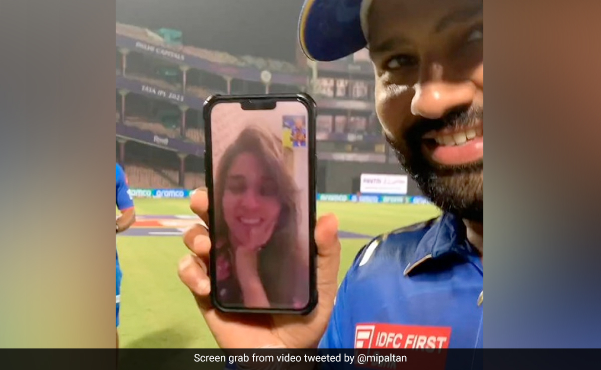 'समायरा के लिए IPL ट्रॉफी जीत कर लाउंगा'..', जीत के बाद Rohit Sharma ने Wife को लगाया फोन, Video