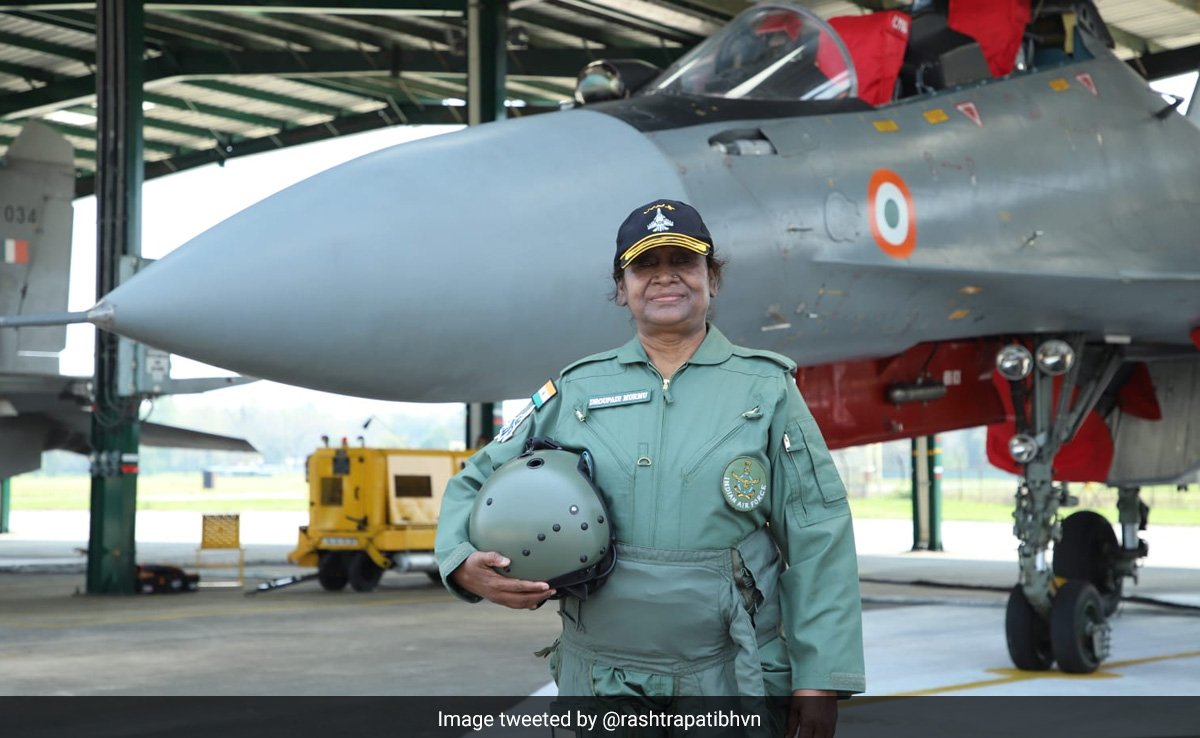 Video: President Droupadi Murmu Flies In Fighter Jet From Assam's Tezpur
