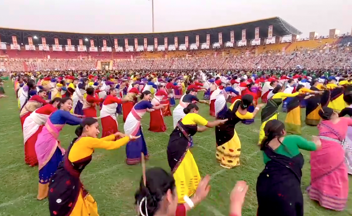Over 11,000 Bihu Dancers, Drummers To Attempt Guinness Record In Assam Today