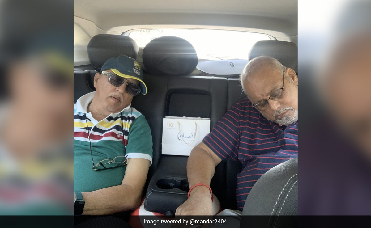 Man Shares Pic Of His Father, Father-In-Law Sleeping On Road Trip, Internet Reacts