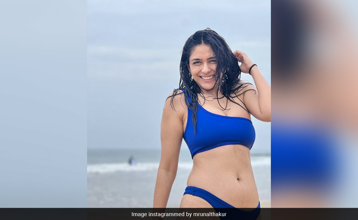 Just Mrunal Thakur Setting The Internet Ablaze With Her Beach Pics