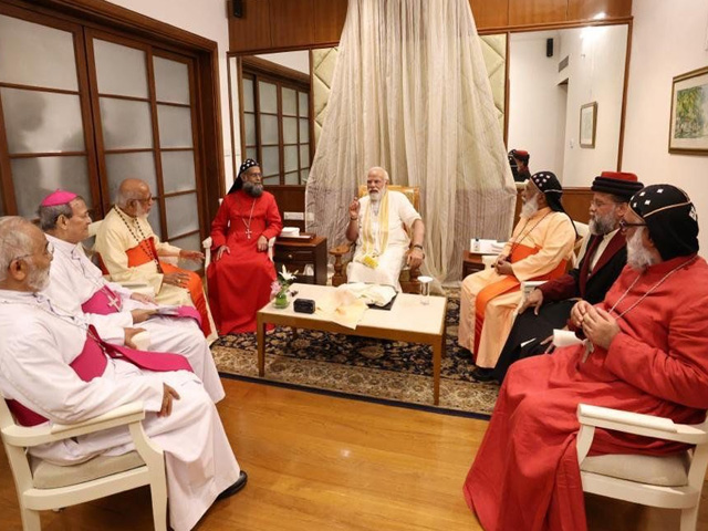 PM Modi Meets Top Bishops Of Kerala Amid BJP's Outreach Campaign