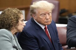Defiant Trump Pleads Not Guilty In New York Court In Hush Money Case Defiant Trump Pleads Not Guilty In New York Court In Hush Money Case