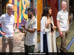 Apple Chief Tim Cook Meets Artists In Delhi, Amazed By "Murals On iPad" Apple Chief Tim Cook Meets Artists In Delhi, Amazed By "Murals On iPad"
