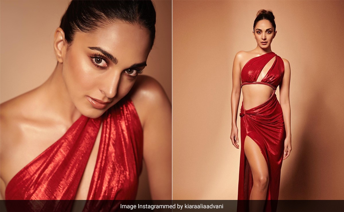 शानदार कटआउट गाउन में स्टनिंग लग रही हैं एक्ट्रेस कियारा आडवाणी