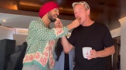 Diljit Dosanjh And DJ Diplo Bond Over Ladoo And Chai - Watch Video