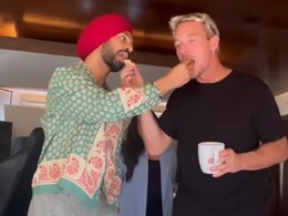 Diljit Dosanjh And DJ Diplo Bond Over Ladoo And Chai - Watch Video