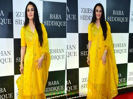 Preity Zinta Practically Looks Like A Summer Morning In An Elegant Yellow <i>Salwar Kameez</i> Suit Preity Zinta Practically Looks Like A Summer Morning In An Elegant Yellow <i>Salwar Kameez</i> Suit
