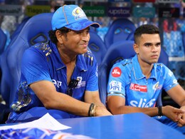 "Finally A Tendulkar...": Sachin Reacts As Son Arjun Takes First Indian Premier League Wicket