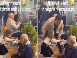 Viral Video Of Little Girl Helping Elderly Man Drink Water Is The Cutest Thing On Internet