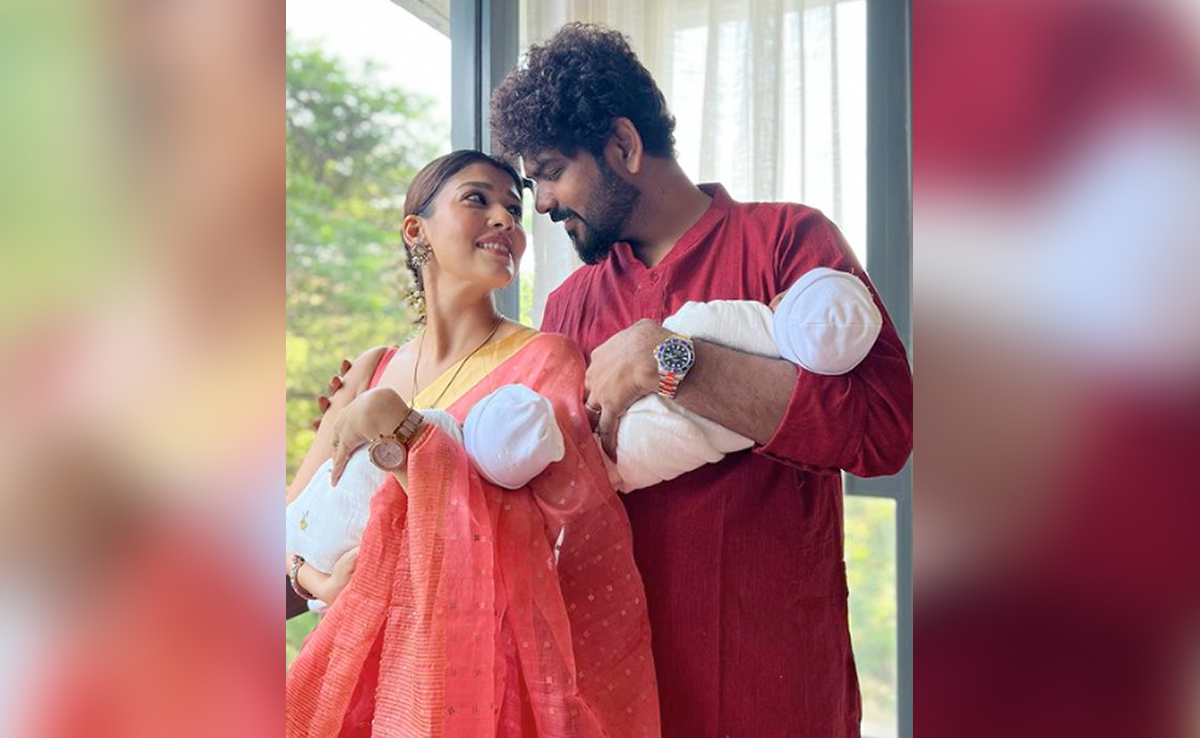 Nayanthara And Husband Vignesh Shivan Reveal Full Names Of Their Twin Boys In This Cute Post