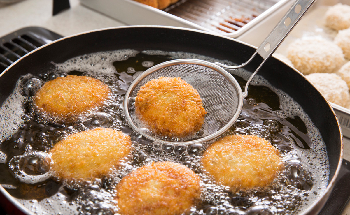 Deep frying is not the healthiest cooking method