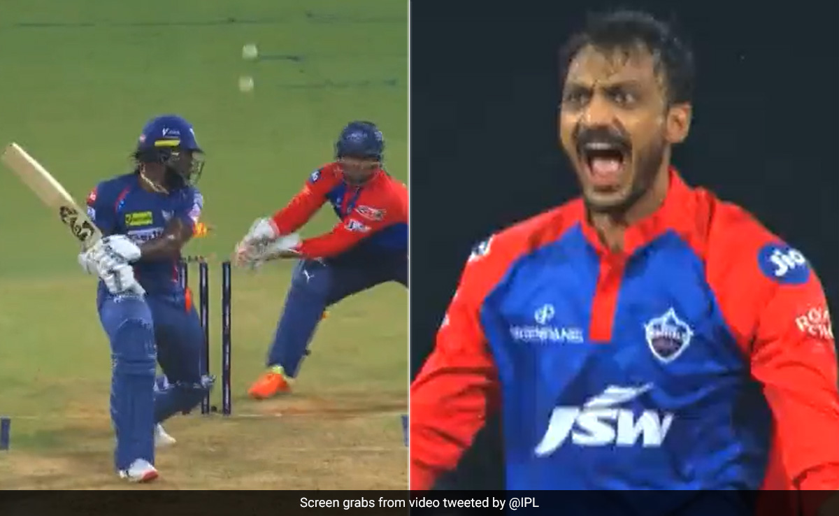 बापू मस्त छे! अक्षर पटेल ने मायर्स को फेंकी 'रहस्यमय गेंद, बल्लेबाज देखता रह गया, गेंद घुस गई स्टंप में, Video 