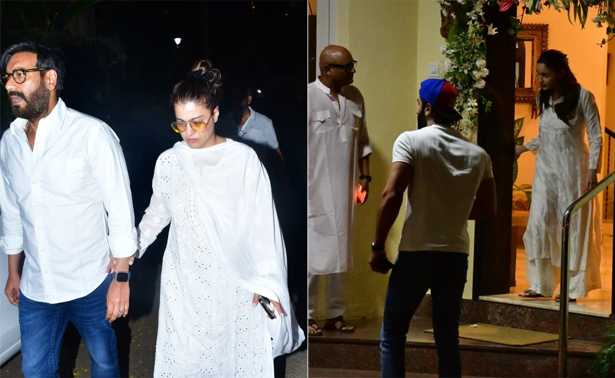 Alia-Ranbir, Kajol-Ajay, Anil Kapoor And Other Stars Visit Aditya Chopra's House After Pamela Chopra's Death
