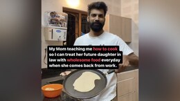 Breaking Gender Stereotypes: Man Shares Cooking Tasks With Mom In Viral Video
