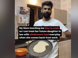 Breaking Gender Stereotypes: Man Shares Cooking Tasks With Mom In Viral Video