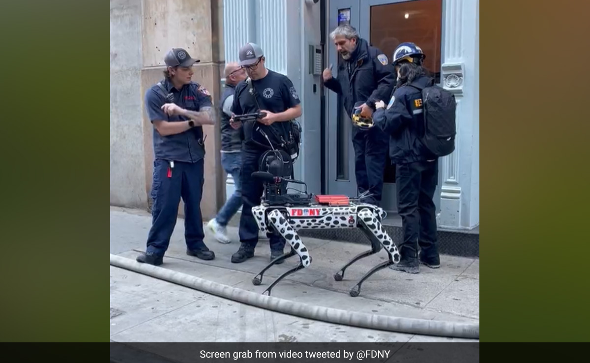 Watch: Robot Dog Deployed To Help With Rescue Operation After Parking Garage Collapses In US