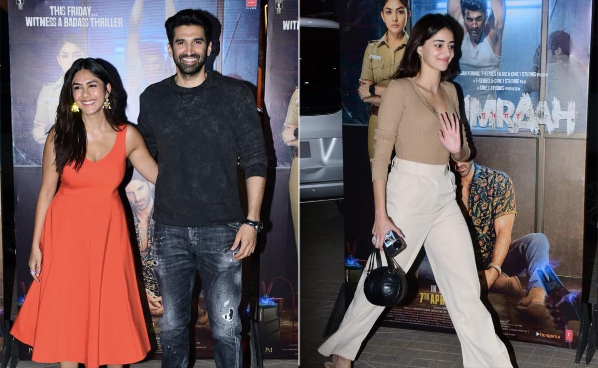 Aditya Roy Kapur's Cheer Squad At <i>Gumraah</i> Screening Included Rumoured Girlfriend Ananya Panday