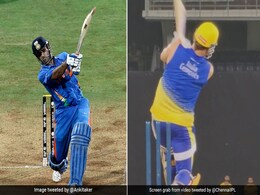 'MS Dhoni finishes off in style..', धोनी ने फिर से जमाया उसी अंदाज में ऐतिहासिक 'विजयी छक्का', देखकर यादों में खो गए फैन्स, Video 'MS Dhoni finishes off in style..', धोनी ने फिर से जमाया उसी अंदाज में ऐतिहासिक 'विजयी छक्का', देखकर यादों में खो गए फैन्स, Video