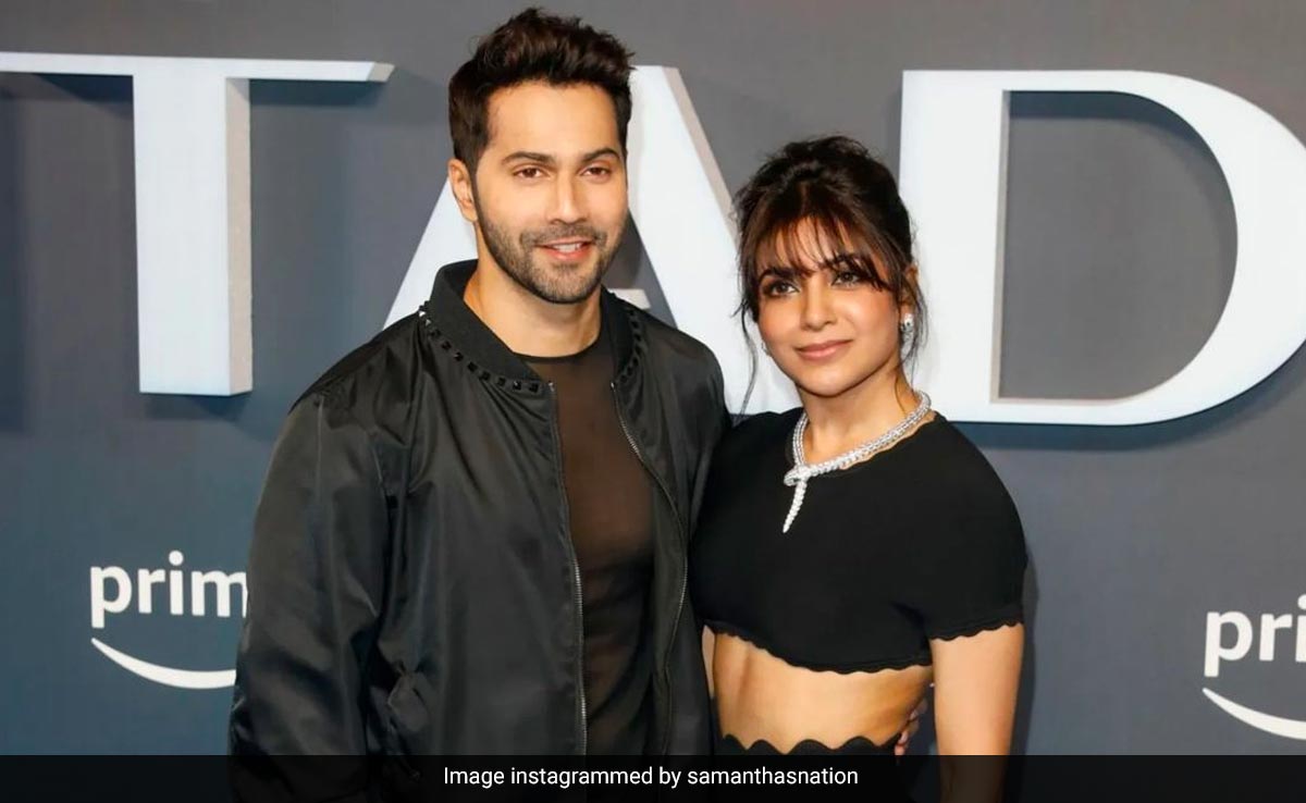 Pics: Samantha Ruth Prabhu And Varun Dhawan, Twinning And Winning, At <i>Citadel</i> Premiere In London