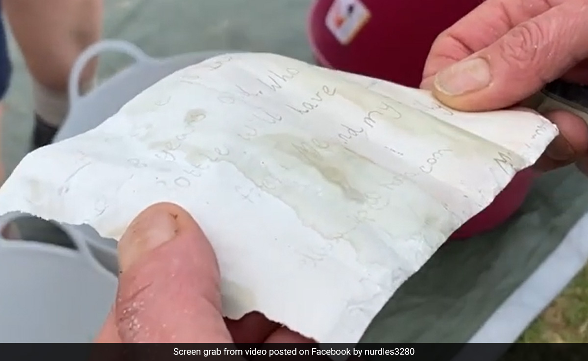 Watch: Bottled Message Discovered In Australia After Ten Years