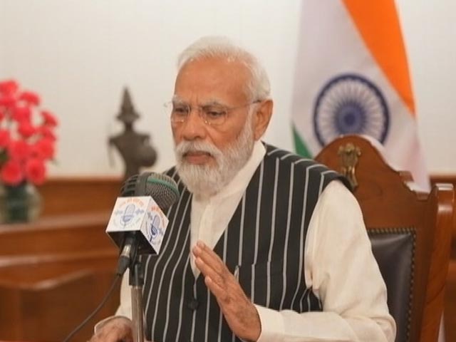 PM Modi And Some BTS Moments From His Radio Show Mann Ki Baat