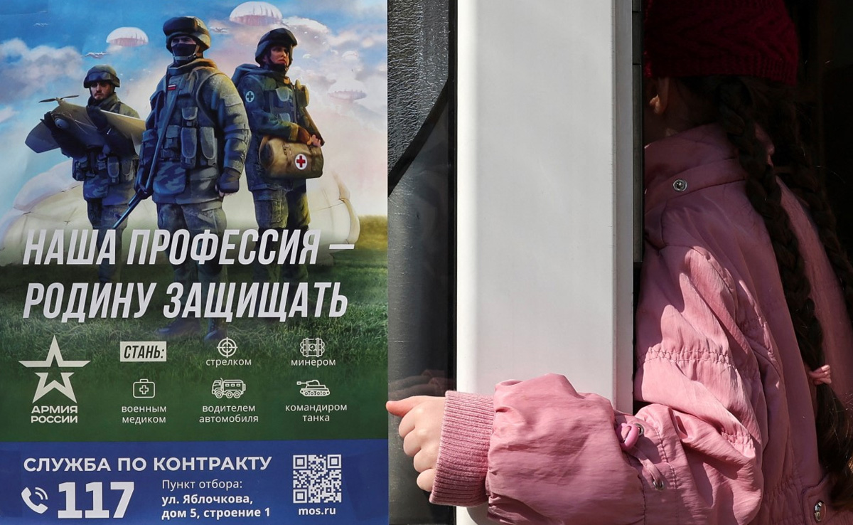 Russia Expands War Recruitment Drive With Video Calling For "Real" Men