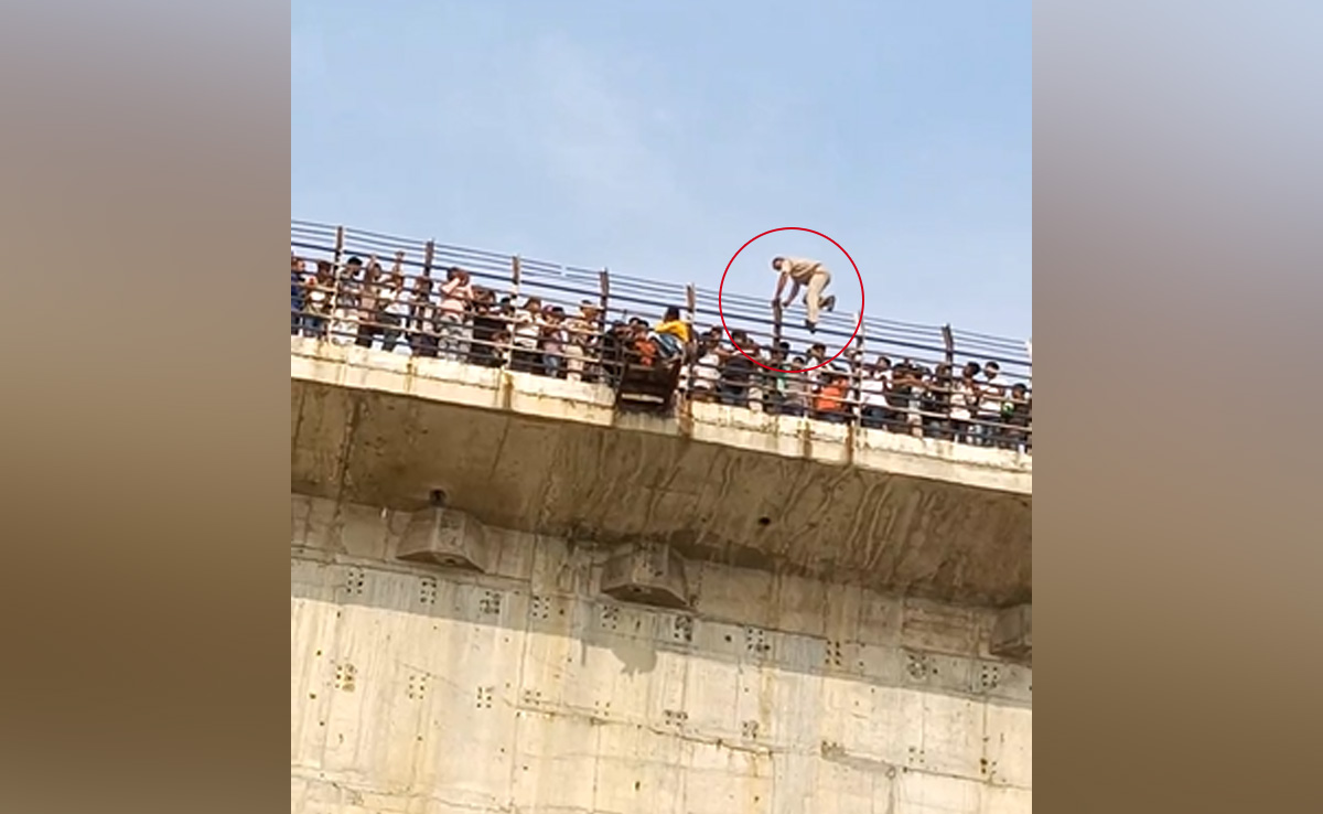 Video: Assam Cop Rescues 26-Year-Old From Suicide Attempt On River Bridge