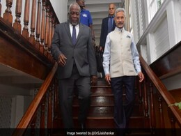 S Jaishankar Meets Guyana PM, Discusses Energy, Defence Cooperation S Jaishankar Meets Guyana PM, Discusses Energy, Defence Cooperation