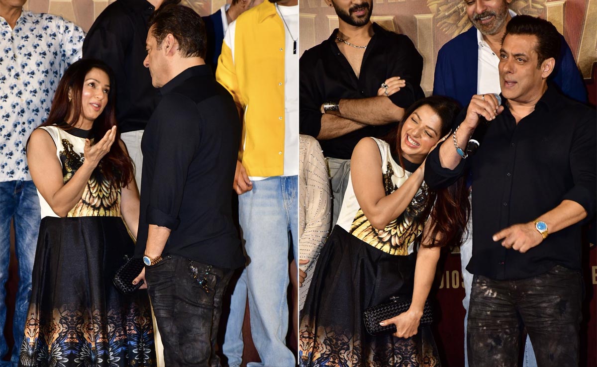 At <i>Kisi Ka Bhai Kisi Ki Jaan</i> Trailer Launch, A <i>Tere Naam</i> Reunion For Salman Khan And Bhumika Chawla