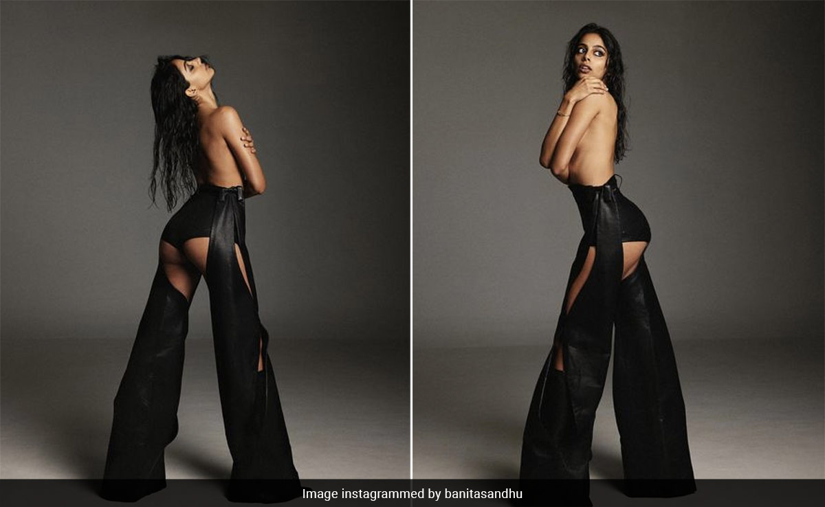 Banita Sandhu's Bold Black Outfit Should Have Come With A Fair Warning