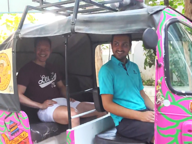 2 Friends From London Travel Across India In Autorickshaw