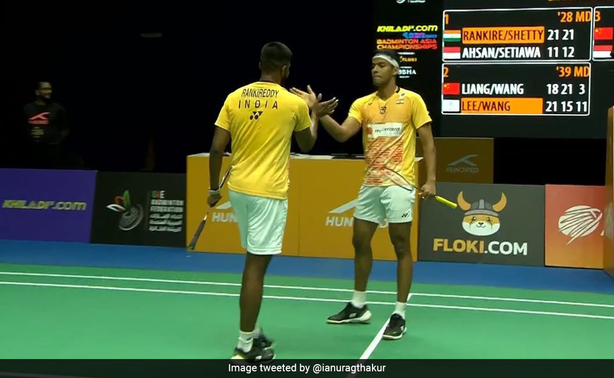 एशियन चैंपियनशिप में 58 साल बाद भारत ने जीता गोल्ड, सात्विक साईंराज और चिराग शेट्टी ने रचा इतिहास