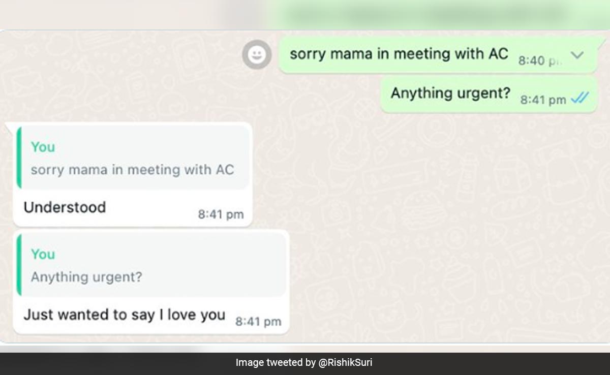 मीटिंग में बिजी था शख्स, इस बीच मां ने किया मैसेज, लिखी ऐसी बात, पढ़कर आप भी कहेंगे- सबसे अनमोल...