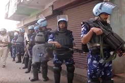 Riot Police Out In Jamshedpur After Clash Over Ram Navami Flag Desecration Riot Police Out In Jamshedpur After Clash Over Ram Navami Flag Desecration