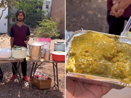 Watch: Faridabad Student's Homemade Rajma Kadhi Chawal Stall Wins The Internet