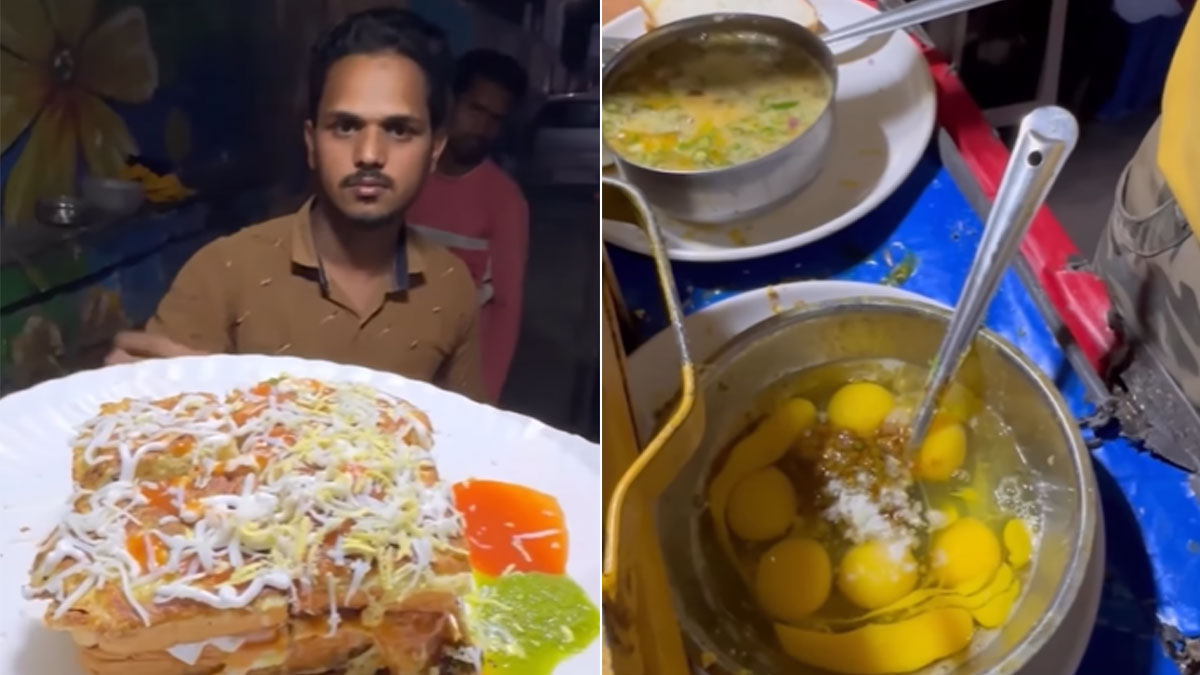 Watch: Bhopal Street Food Stall Sells Long-Forgotten Egg Banjo And It Looks Delicious