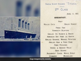 Titanic जहाज का फूड मेन्यू इंटरनेट पर हुआ वायरल, 111 साल पहले यात्रियों को खाने में दी जाती थीं ये चीजें Titanic जहाज का फूड मेन्यू इंटरनेट पर हुआ वायरल, 111 साल पहले यात्रियों को खाने में दी जाती थीं ये चीजें