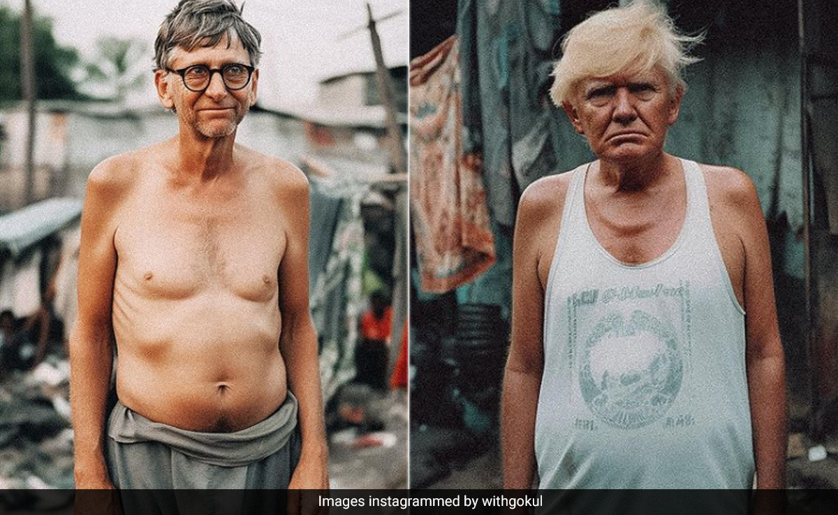 AI Artist Imagines How The World's Wealthiest Would Look If They Were Poor