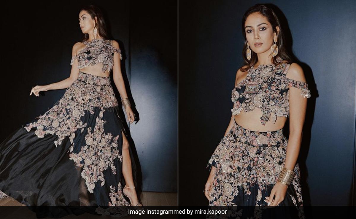Ethnic Charm Fuses Modern Art On Mira Rajput's Fusion Wear Fantastically