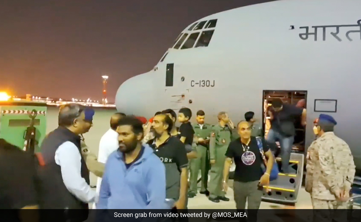 Watch: 128 Indians Arrive In Jeddah After Rescue From Crisis-Hit Sudan