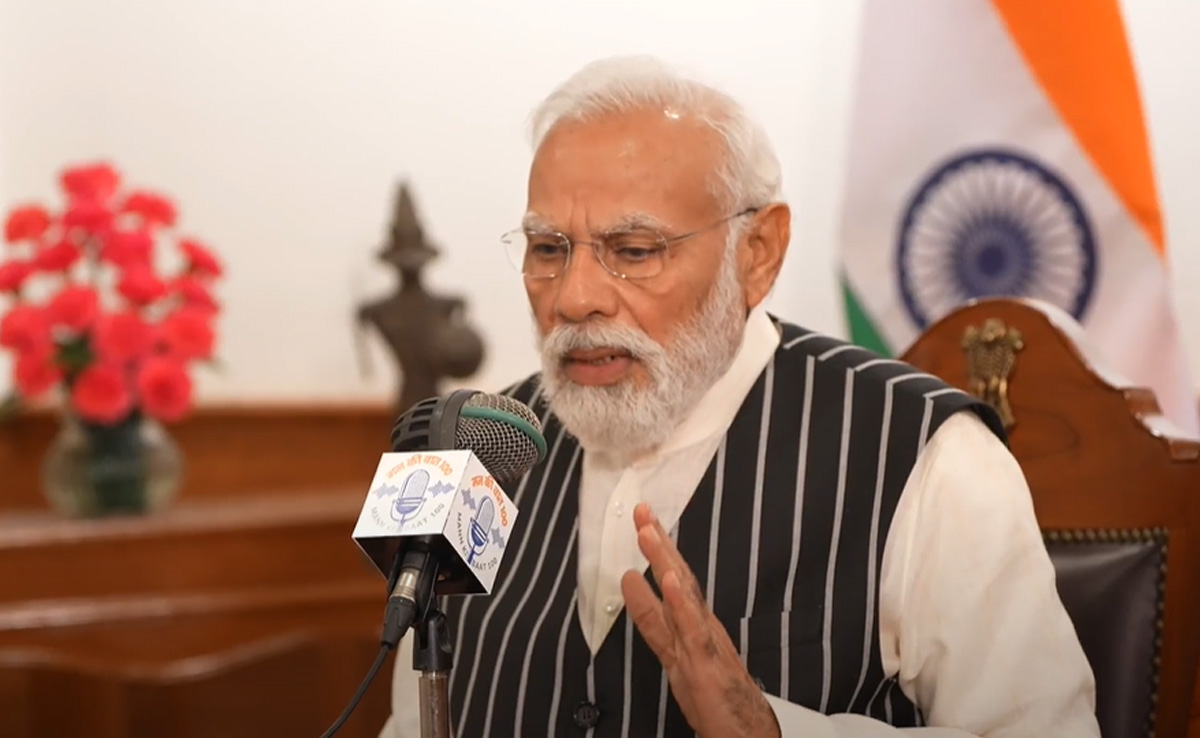 "A Truly Special Journey": PM's Post Ahead Of Mann Ki Baat's 100th Episode